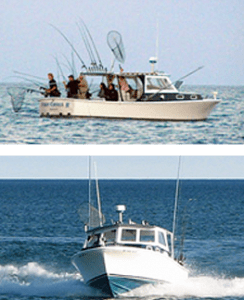 charter fishing lake Michigan