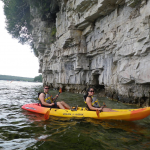 kayak bluff and cave tour door county