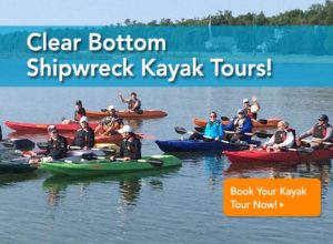 clear bottom shipwreck kayak tours