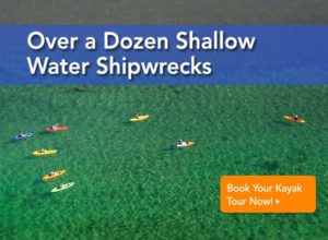 kayak shipwreck tours door county